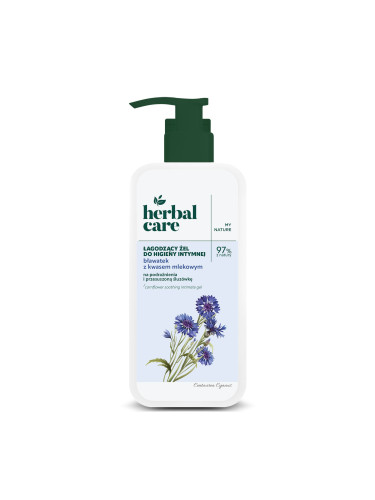 Успокояващ интимен гел с метличина и млечна киселина Farmona HERBAL CARE Cornflower soothing intimate gel