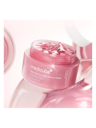 Крем-капсула с розов колаген Medicube PDRN Pink Collagen Capsule Cream