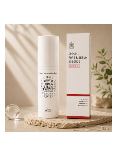 Коригиращ серум за разширени пори и черни точки Chamos Special Pore & Sebum Essence