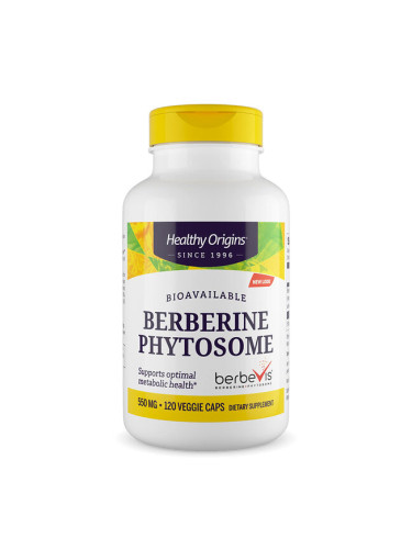 Берберин 550 mg x 120 капсули | Healthy Origins