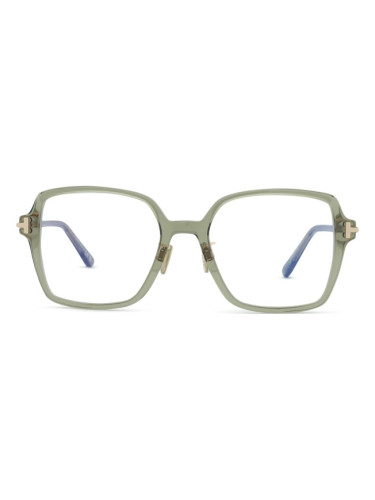 Tom Ford FT6057-D-B 096 51 - диоптрични очила, квадратна, дамски, зелени