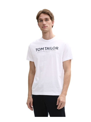Тениска Tom Tailor Creative White