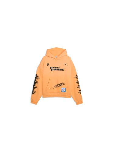 Puma PUMA X FAST & FURIOUS Hoodie Orange Мъже - Суитшърти и блузи с качулка Puma - Оранжев - 637903-01-L - Size: L