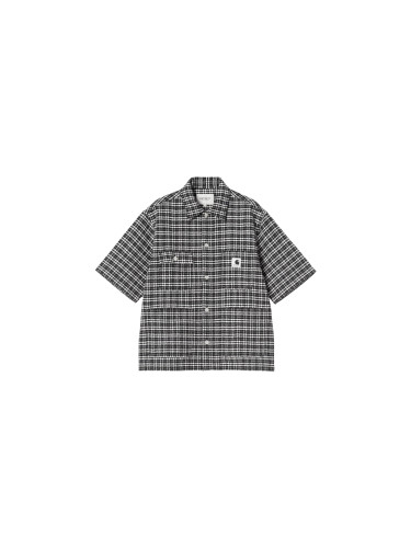 Carhartt WIP W' S/S Michigan Shirt Kander Check Жени - Суитшърти и блузи с качулка Carhartt WIP - Черен - I036261_3JO_XX-L - Size: L