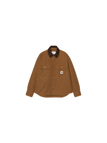 Carhartt WIP W' Prescott Shirt Jac Жени - Риза Carhartt WIP - Кафяв - I036513_00S_GD-L - Size: L