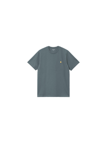 Carhartt WIP S/S Chase T-Shirt Blue Мъже - Тениски Carhartt WIP - Син - I026391_3LP_XX-M - Size: M