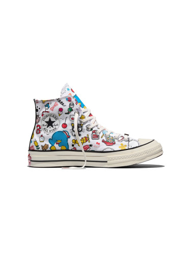 Converse x Hello Kitty And Friends Chuck 70 Stickers Жени - Спортни обувки Converse - Бял - A17696C-5.5 - Size: 5.5