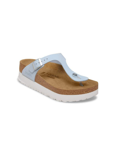 Birkenstock Gizeh Flex Platform Nubuck Leather Regular Fit Baby Blue Жени - Сандали Birkenstock - Син - 1031217-3.5 - Size: 3.5