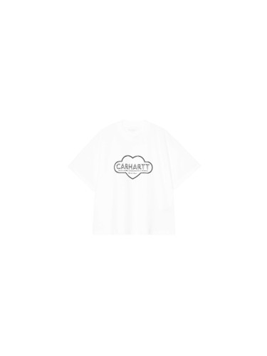 Carhartt WIP W' S/S Cloud Heart T-Shirt White Жени - Тениски Carhartt WIP - Бял - I036380_02_XX-L - Size: L
