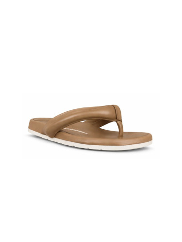 VIBAe OSAKA Leather Cognac Brown Unisex - Сандали VIBAe - Кафяв - OSKRLCGBG-10 - Size: 10