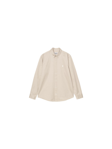 Carhartt WIP L/S Madison Shirt Light Brown Мъже - Риза Carhartt WIP - Светло кафяв - I023339_3M7_XX-L - Size: L