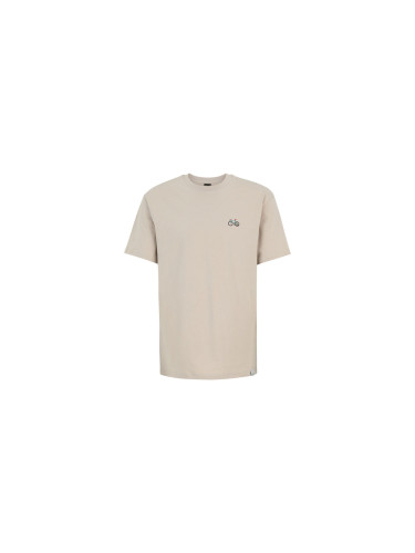 IrieDaily Peaceride Emb Tee Light Brown Мъже - Тениски IrieDaily - Светло кафяв - 111D398-607-L - Size: L