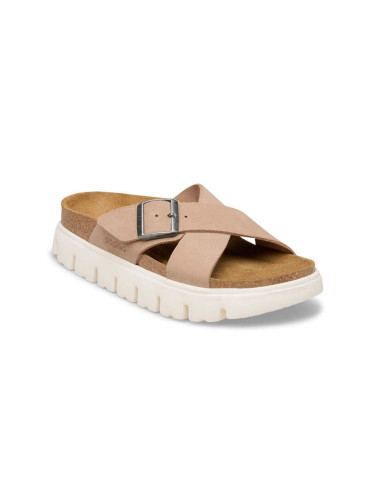 Birkenstock Siena PAP Chunky Suede Leather Narrow Fit Warm Sand Жени - Сандали Birkenstock - Кафяв - 1031182-4.5 - Size: 4.5