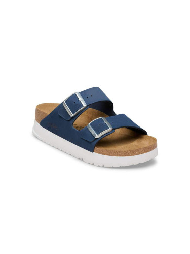 Birkenstock Arizona Flex Platform Nubuck Leather Narrow Fit New Navy Жени - Сандали Birkenstock - Син - 1031404-3.5 - Size: 3.5