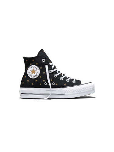 Converse Chuck Taylor All Star Lift Platform Embroidered Stars Жени - Спортни обувки Converse - Черен - A16113C-3.5 - Size: 3.5