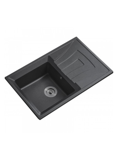 Гранитна мивка ICGS 8104 BLACK