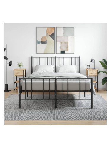 Sonata H Нощни шкафчета 2 бр сонома дъб 34x36x70 см инженерно дърво