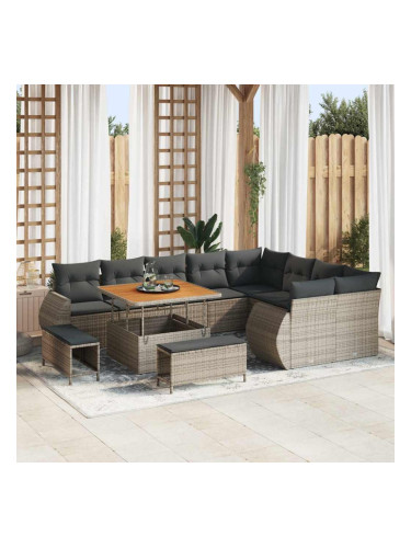 Sonata H Градински Софа Комплект 12 pcs Сив 100 x 100 x 71 cm
