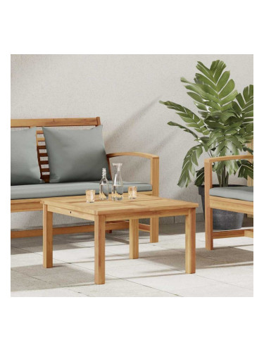 Sonata H Масичка за кафе Кафяво 60 x 60 x 36 cm Тиково дърво масив