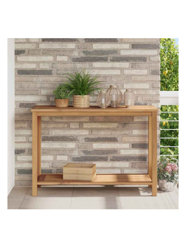 Sonata H Масичка за кафе Кафяво 110 x 40 x 45 cm Тиково дърво масив