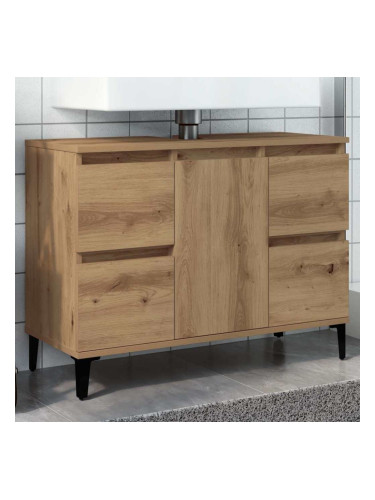Sonata H Шкаф за мивка Artisan Oak 80x33x60 cm Инженерна дървесина