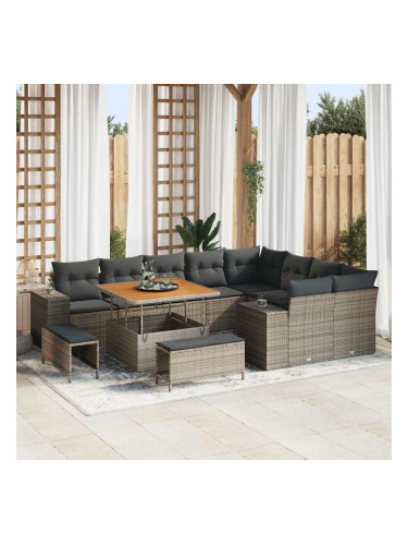 Sonata H Градински Софа Комплект 12 pcs Сив 100 x 100 x 71 cm