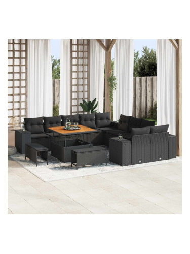 Sonata H Градински Софа Комплект 13 pcs Черно 100 x 100 x 71 cm