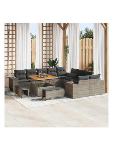 Sonata H Градински Софа Комплект 13 pcs Сив 100 x 100 x 71 cm
