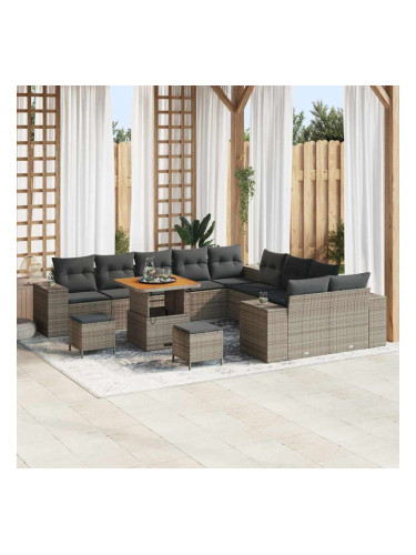 Sonata H Градински Софа Комплект 13 pcs Сив 80 x 80 x 71 cm