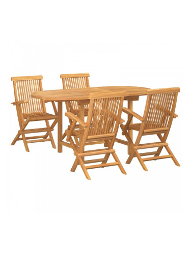 Sonata H Комплект за хранене в градината 5 pcs Кафяво 160 x 80 x 75 cm