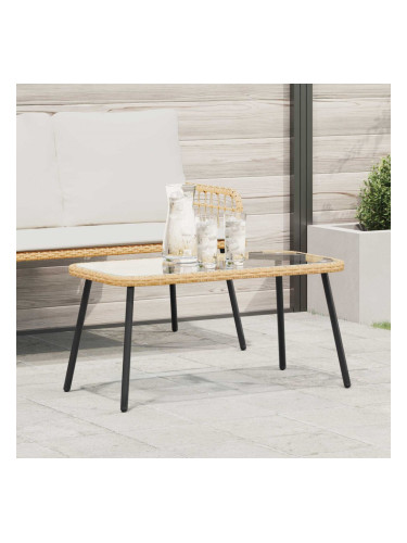Sonata H Масичка за кафе Кафяв и черен 90 x 45 x 43 см