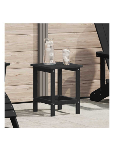 Sonata H Странична маса Adirondack Черно 38 x 38 x 46 см HDPE