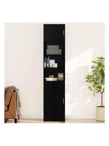 Sonata H Стенен шкаф Черен дъб 50 x 42.5 x 40 см Инженерно дърво
