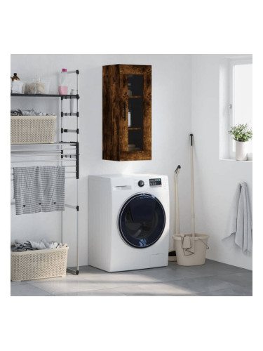 Sonata H Стенен шкаф опушен дъб 34,5x34x90 см