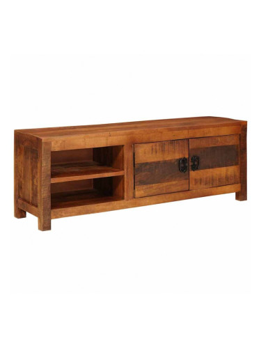 Sonata H ТВ шкаф Кафяво 110 x 30 x 40 cm мангово дърво масив