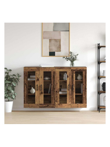 Sonata H Стенни шкафове 2 pcs Старо дърво 69.5 x 34 x 90 см
