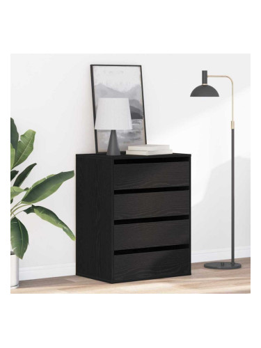 Sonata H Кутия за дрехи Черен дъб 60 x 41 x 76 см Инженерно дърво