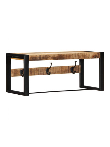 Sonata H Закачалка за палта 80x35x35 cm Масивна груба дървесина Манго