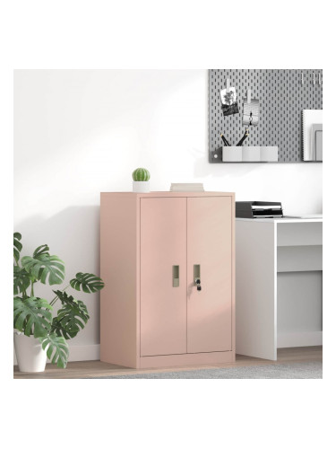 Sonata H Шкаф за съхранение Розово 60 x 40 x 90 cm Стомана