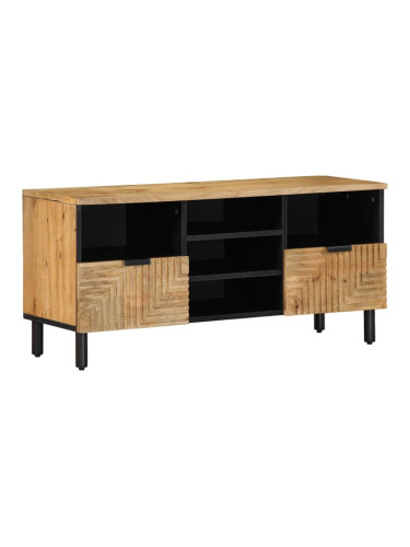 Sonata H TV шкаф кафяв 100x33x46 cm масивна дървесина манго