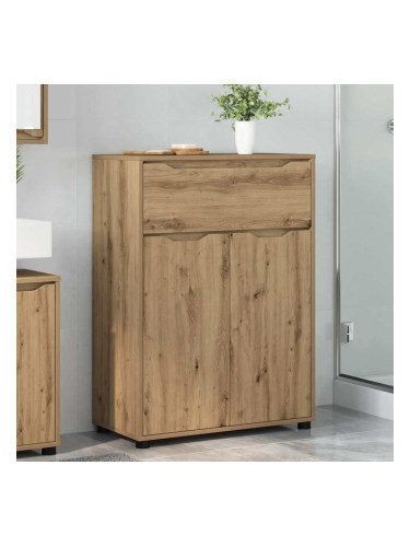 Sonata H Шкаф за баня с рафт Дъб 72,5 x 36,5 x 100 см Инженерно дърво