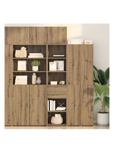 Sonata H Висок шкаф с чекмедже Дъб 45 x 42,5 x 185 см Инженерно дърво