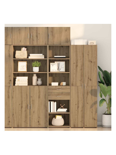 Sonata H Висок шкаф с чекмедже Дъб 50 x 42,5 x 185 см Инженерно дърво