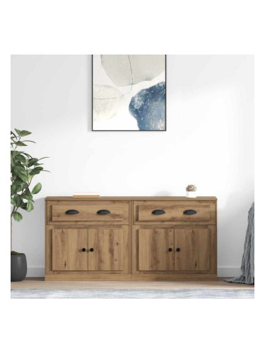 Sonata H Скейдбордове 2 pcs Дъб 70 x 35,5 x 67,5 см Инженерно дърво