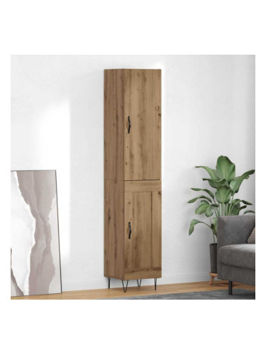 Sonata H Висок шкаф Дъб 69,5 x 34 x 180 см Инженерно дърво