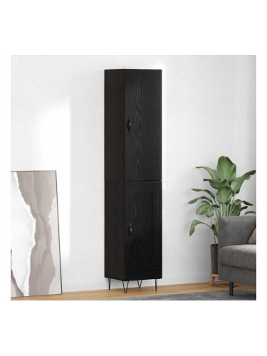 Sonata H Висок шкаф Черния дъб 69,5 x 34 x 180 см Инженерно дърво