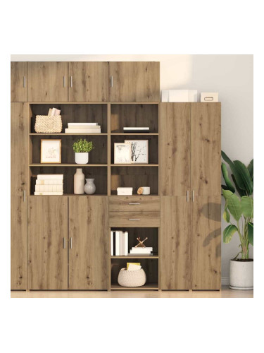 Sonata H Висок шкаф с чекмедже Дъб 50 x 42,5 x 225 см Инженерно дърво