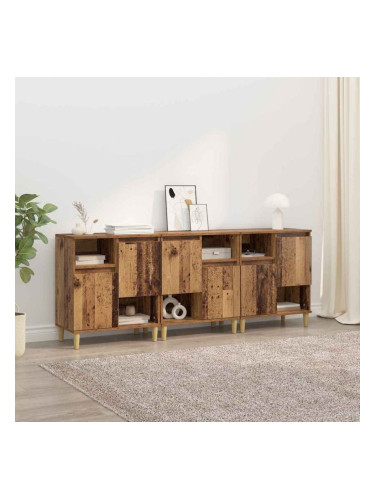 Sonata H Скейдбордове 3 pcs Старо дърво 60 x 35 x 70 cm Инженерно дърво
