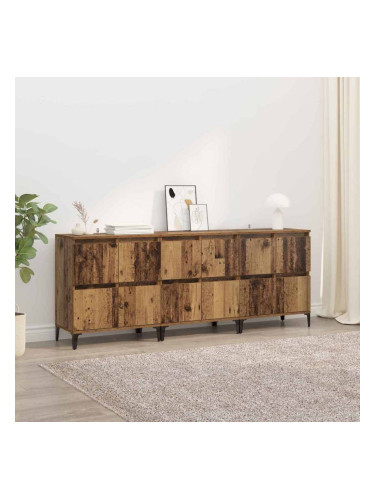 Sonata H Скейдбордове 3 pcs Старо дърво 60 x 35 x 70 cm Инженерно дърво