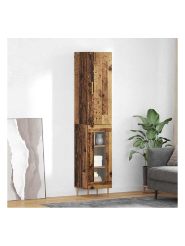 Sonata H Висок шкаф Старо дърво 34,5 x 34 x 180 см Инженерно дърво